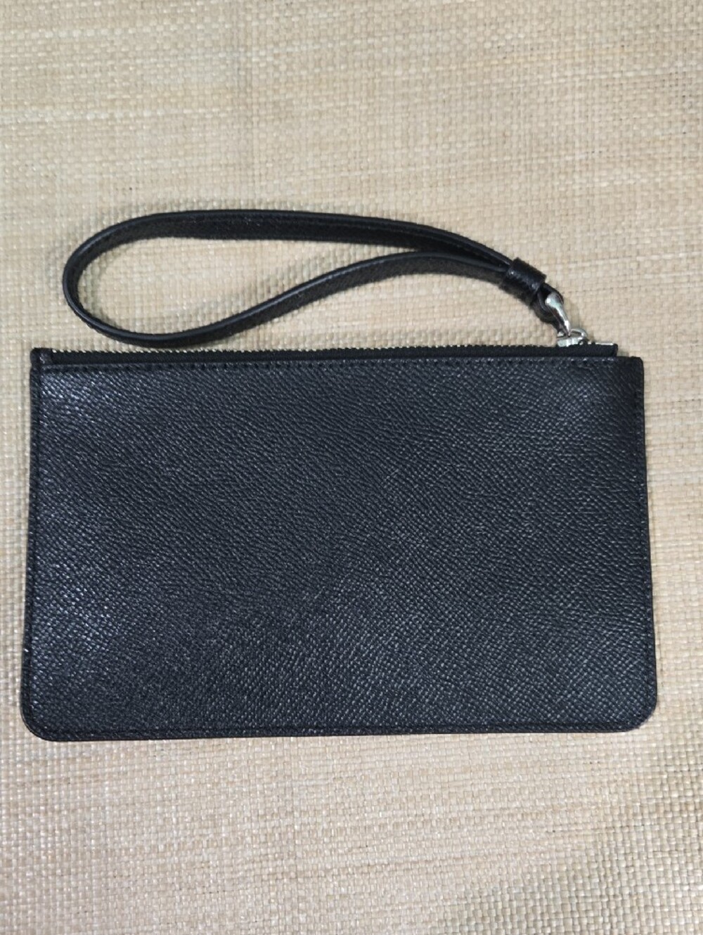 Like-new Coach Black Glitter Star Wristlet Pouch - Picture 2 of 8